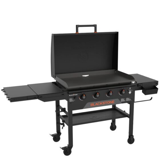 Blackstone Blackstone 36 in Omnivore Griddle with Hood, Pizza Oven and 30-Piece Kit Bundle