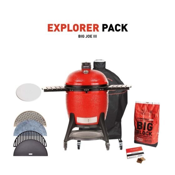Kamado Joe Kamado Joe Big Joe III Charcoal Grill With Explorer Pack