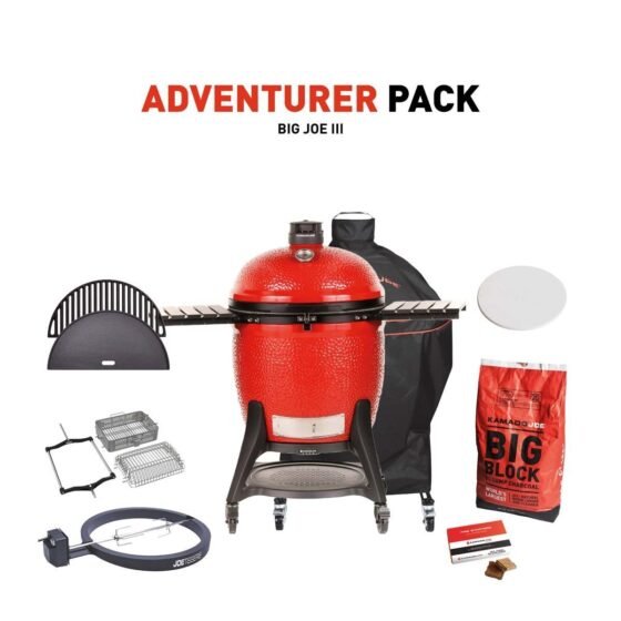 Kamado Joe Kamado Joe Big Joe III Charcoal Grill With Adventurer Pack
