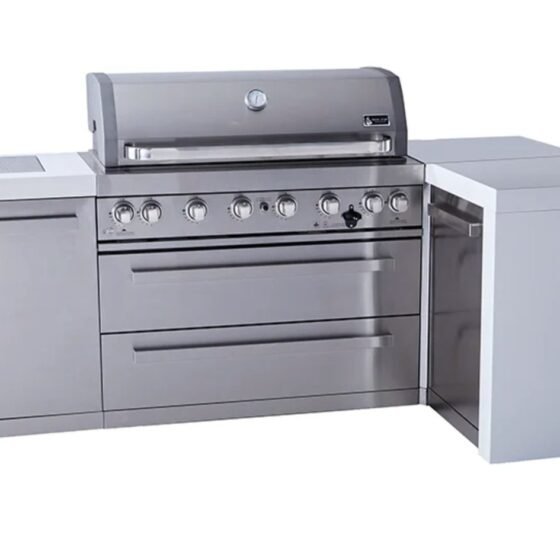 Mont Alpi Mont Alpi 6-burner Deluxe Island with a 90-Degree Corner MAi805-D90 - 94"