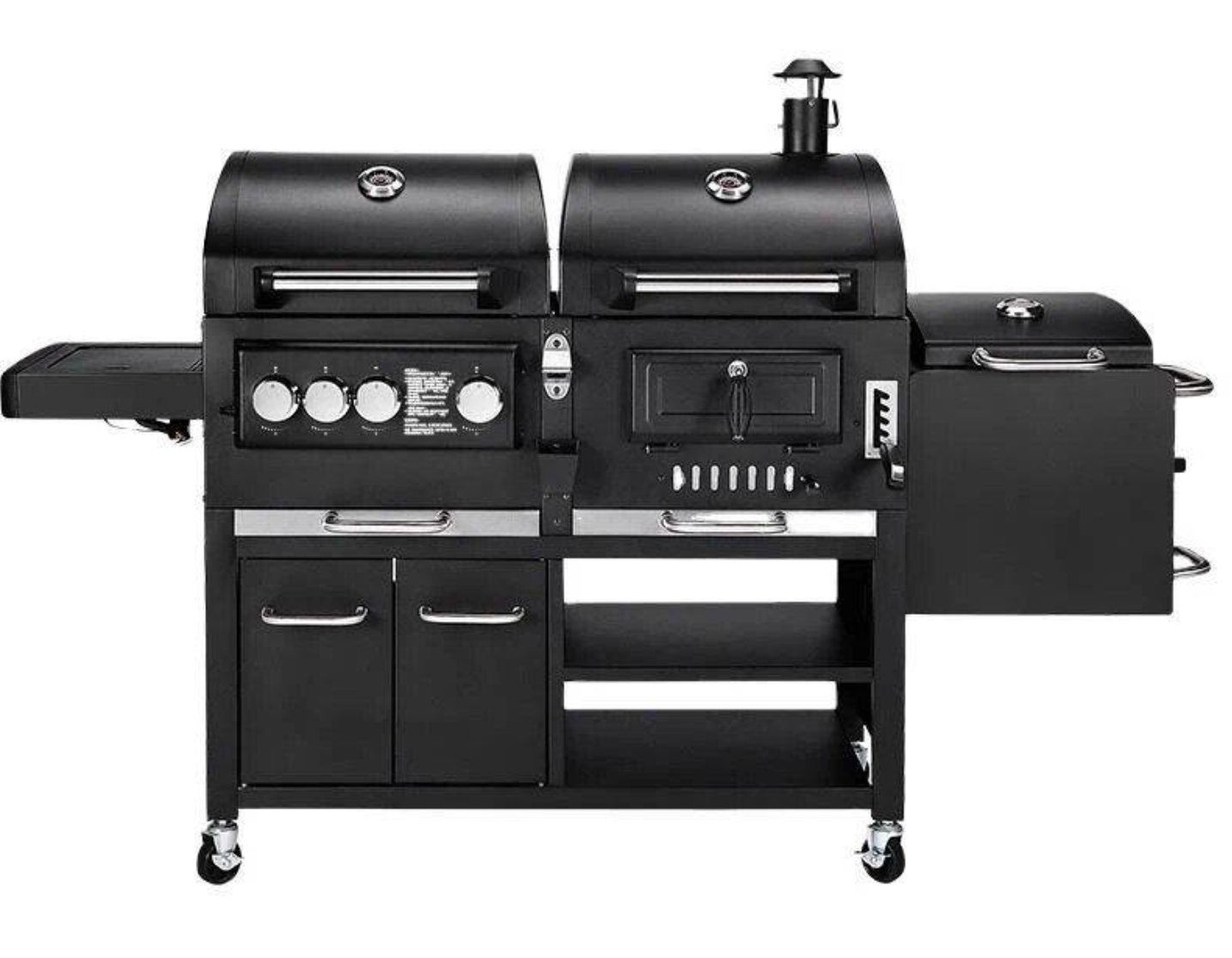 Oveny Outdoor Large Gas and Charcoal Grill