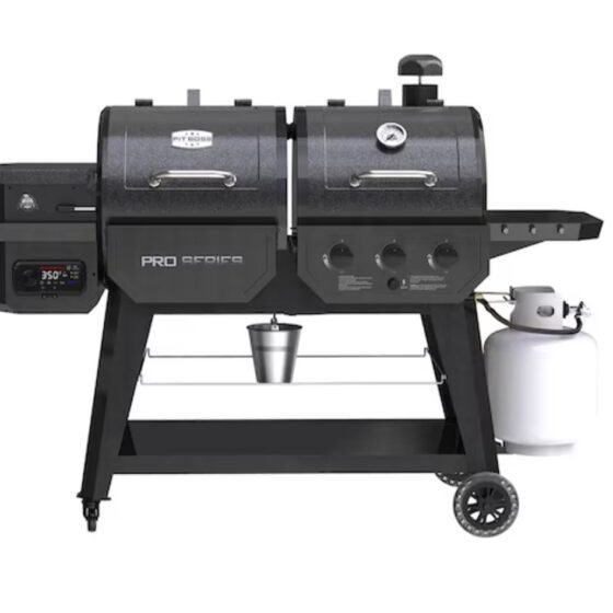 Pit Boss Pit Boss Pro Series Gray Gas and Pellet Combo Grill