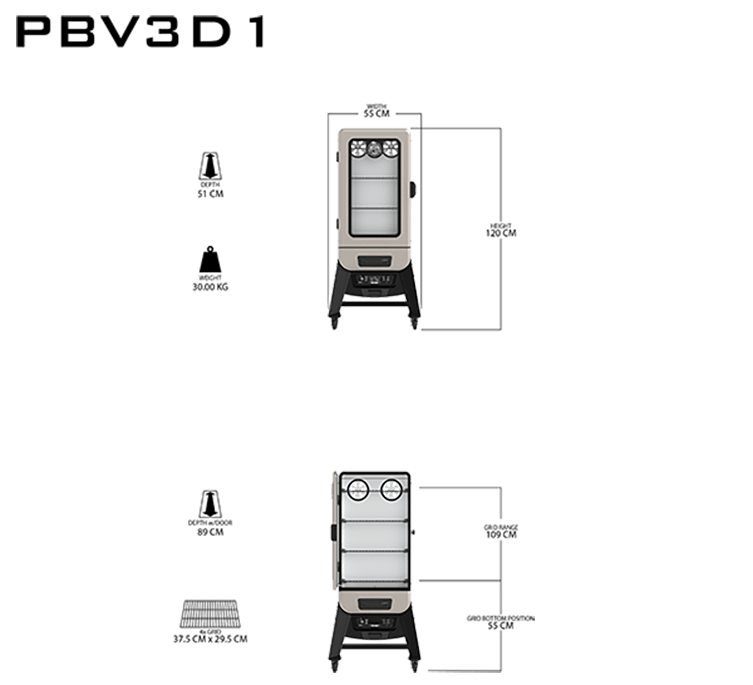Pit Boss Pit Boss PBV3D1 Digital Electric Vertical Smoker (10600)