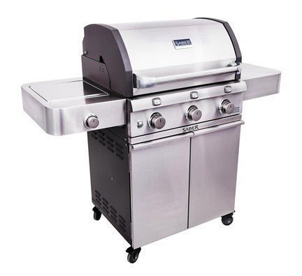 Saber Saber Deluxe Stainless 3-Burner Grill