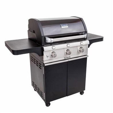 Saber Saber Deluxe Black 3-Burner Grill
