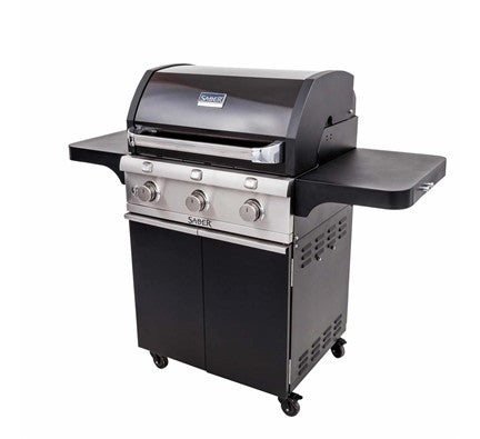 Saber Saber Deluxe Black 3-Burner Grill
