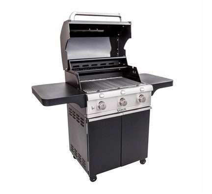Saber Saber Deluxe Black 3-Burner Grill