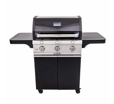Saber Saber Deluxe Black 3-Burner Grill