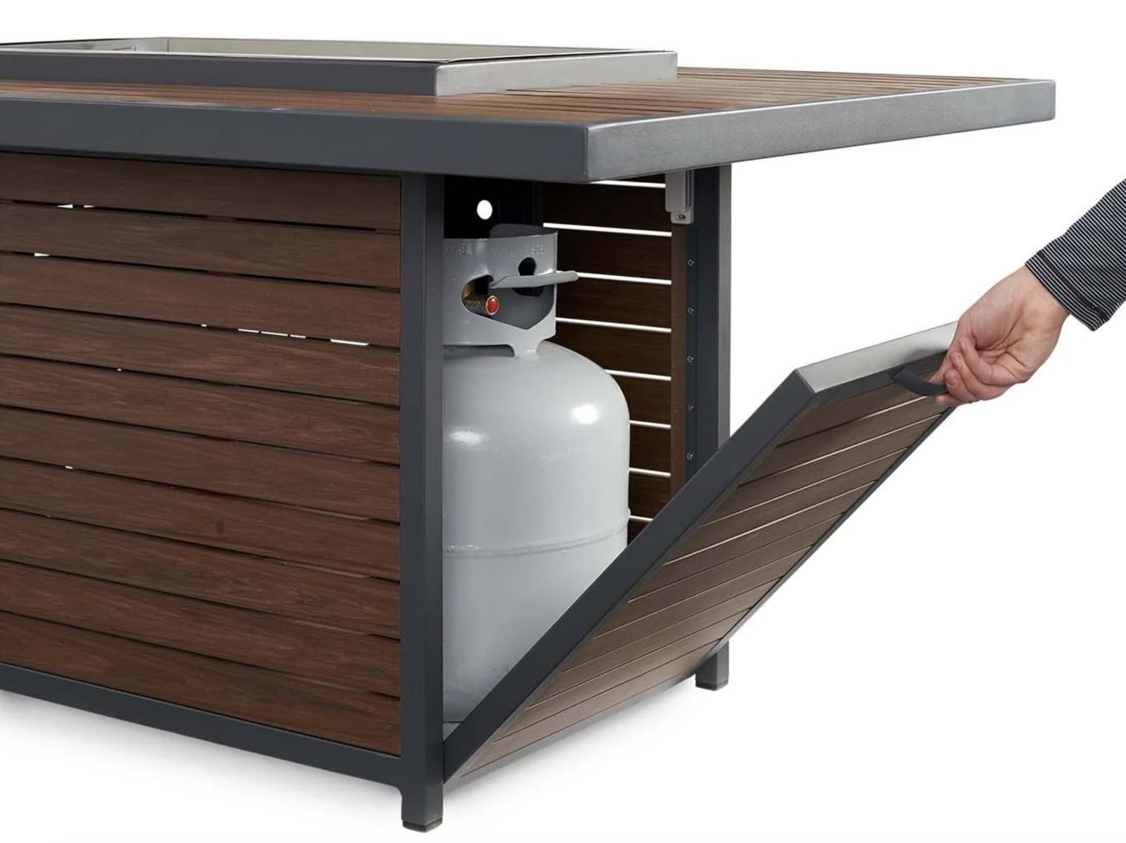 The Outdoor GreatRoom Company The Outdoor GreatRoom Company KW-1224-19-K Kenwood Gas Fire Pit Table