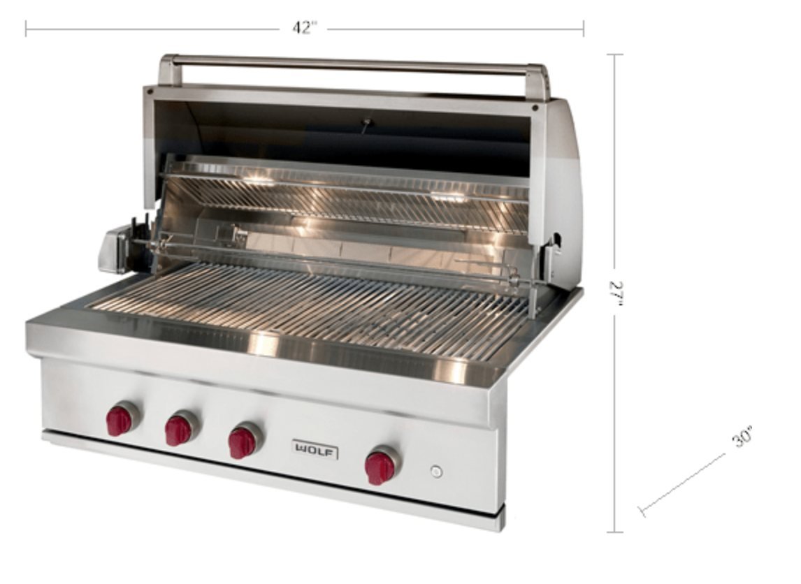 Wolf Outdoor Gas Barbecue Wolf OG42 42"